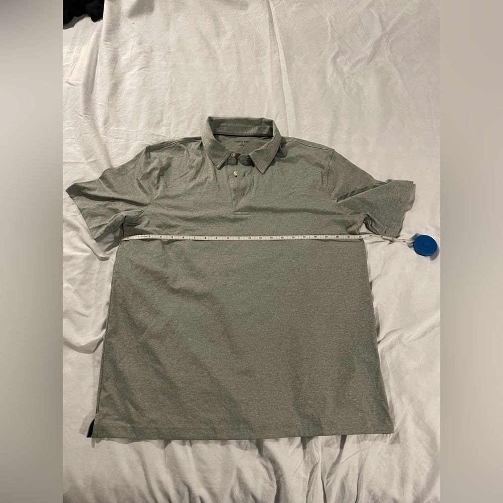 NWOT Land’s End Men’s Gray Medium Sized Polo